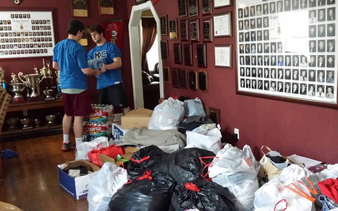 Theta-Psi Chapter Collects Donations for Oklahoma Tornado Relief