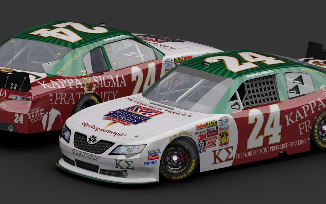 Brother Ryan Ellis to Carry Kappa Sigma on #24 NASCAR Nationwide Car