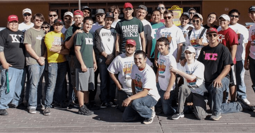 Theta-Zeta Chapter Volunteers at Duke City Marathon