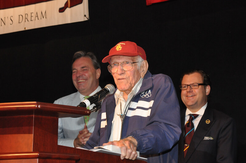WWII Hero, Olympian and Kappa Sigma Golden Heart Recipient Zamperini Joins Chapter Celestial
