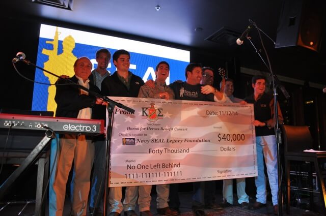 Tau Chapter Raises $40,000 for Military Heroes