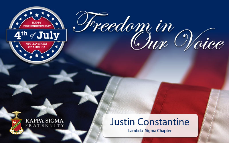 Freedom In Our Voice: Justin Constantine