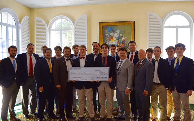 Kappa-Chi Brothers Provide Hurricane Relief