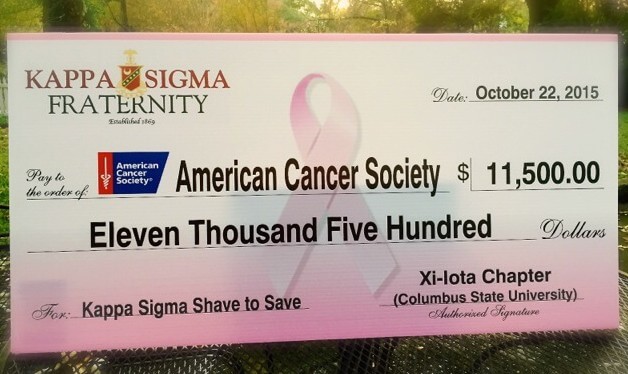 Columbus State Raises $11,500 for Cancer Research