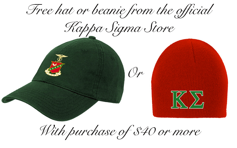 Holiday Offer from the Kappa Sigma Store