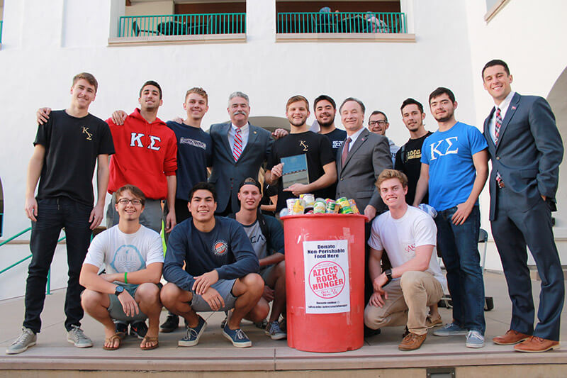 Epsilon-Iota Raises Over $3,000 for Food Bank