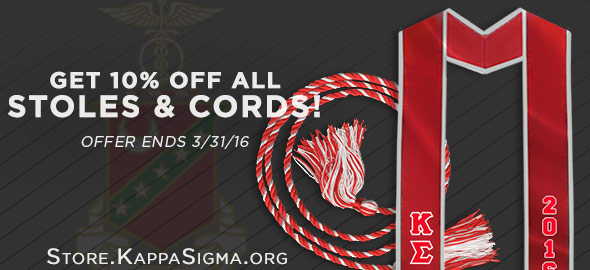 March Special Offer From The Kappa Sigma Store