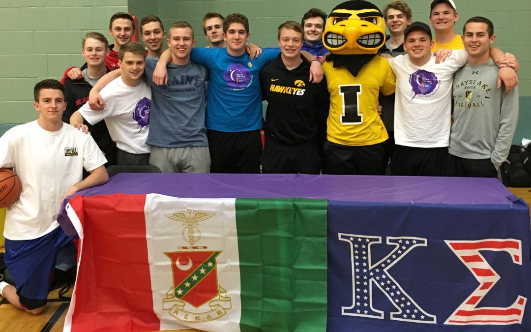 The Beta-Rho Chapter Raises $3,485 During University of Iowa's Relay For Life