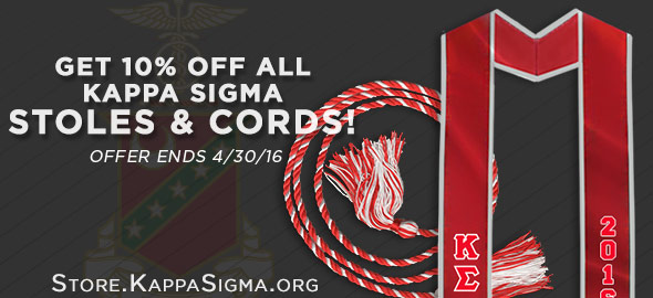 April Special Offer From The Kappa Sigma Store