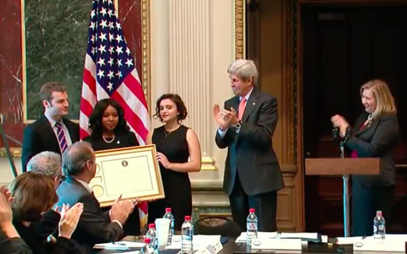 Brother Becker Receives Award at White House