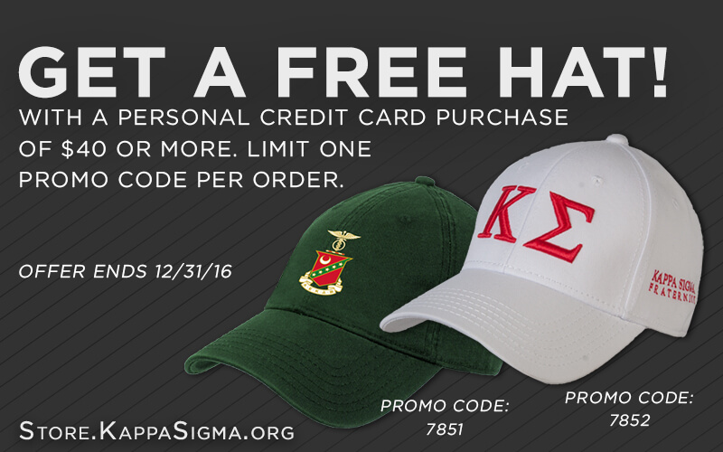 December Special From The Kappa Sigma Store