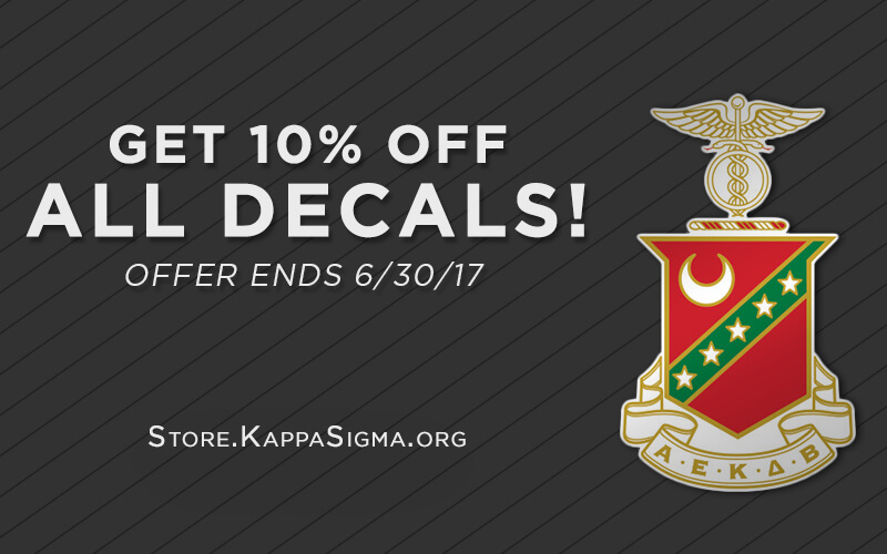 June Special Offer From Kappa Sigma Store