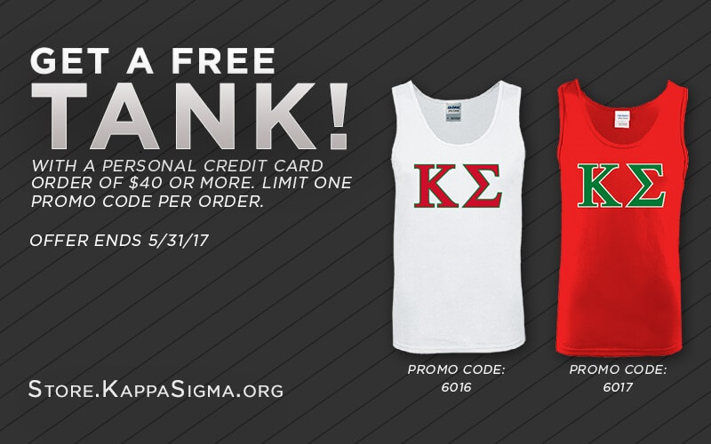 May Special Offer From Kappa Sigma Store