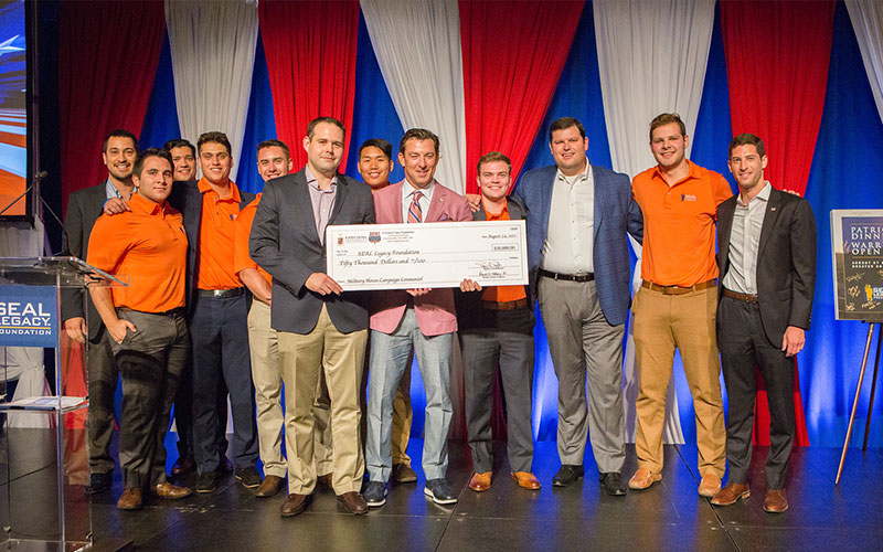 Kappa Sigma Receives Standing Ovation; Donates $50,000 to SEAL Legacy Foundation