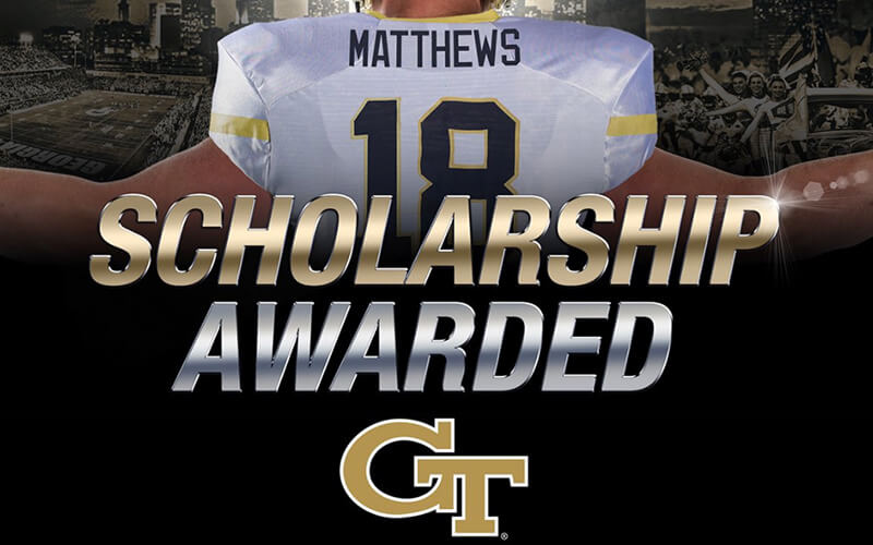 Brother and Georgia Tech Football walk-on awarded Scholarship