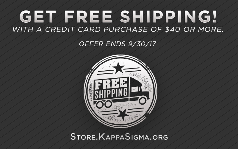 September Special Offer From the Kappa Sigma Store