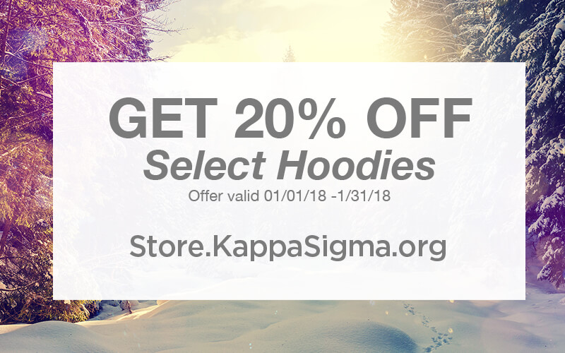 January Special Offer From The Official Kappa Sigma Online Store