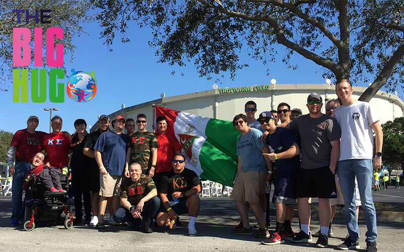 Kappa Sigma Participates In "The Big Hug"