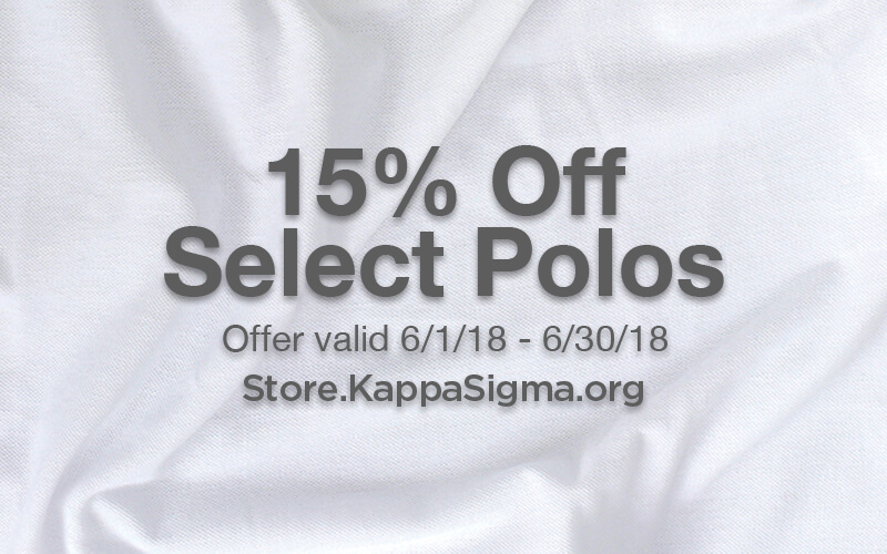 June Special Offer From The Official Kappa Sigma Online Store!