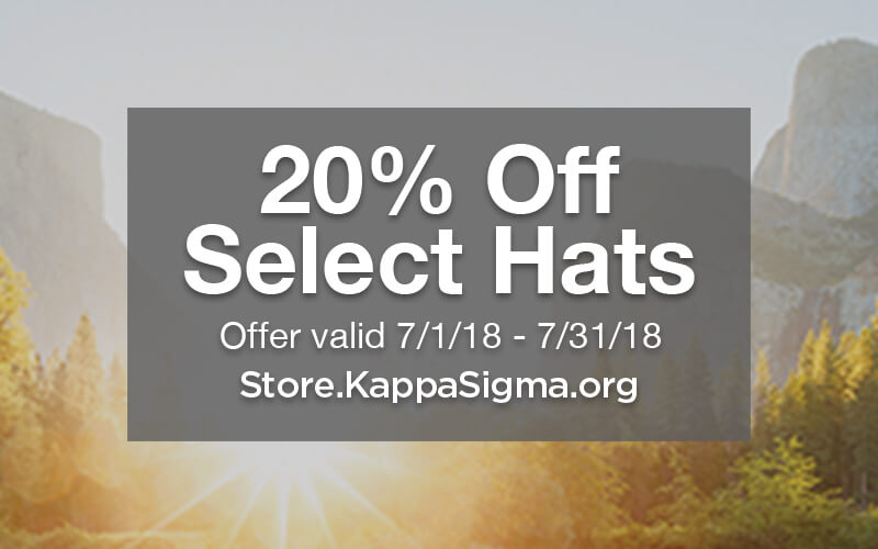 July Special Offer From The Official Kappa Sigma Online Store!