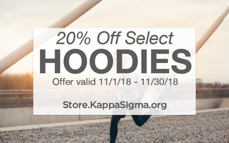 November Special Offer From The Official Kappa Sigma Online Store!
