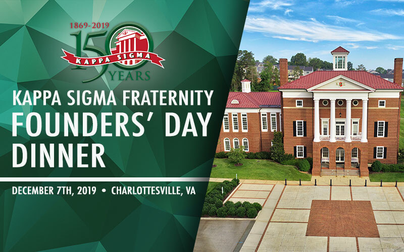 150th Founders' Day Celebration On the Campus of Kappa Sigma