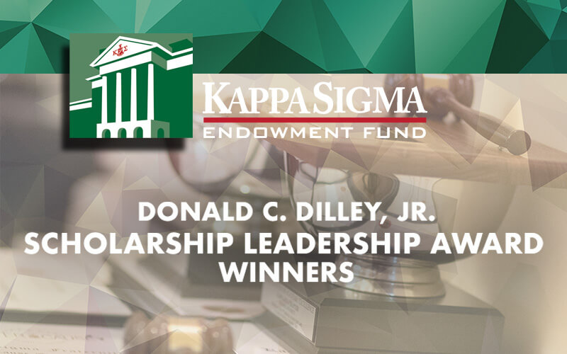 Donald C. Dilley, Jr. Scholarship-Leadership Award Winners 2020