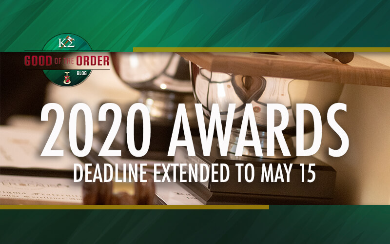 Awards Deadline Extended to May 15, 2020