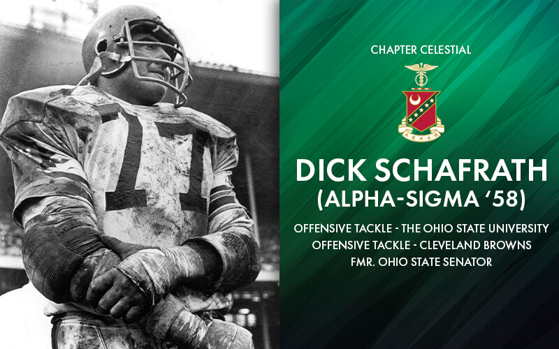 Football Legend Dick Schafrath Joins Chapter Celestial