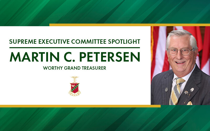 SEC Spotlight: Worthy Grand Treasurer Brother Martin C. Petersen