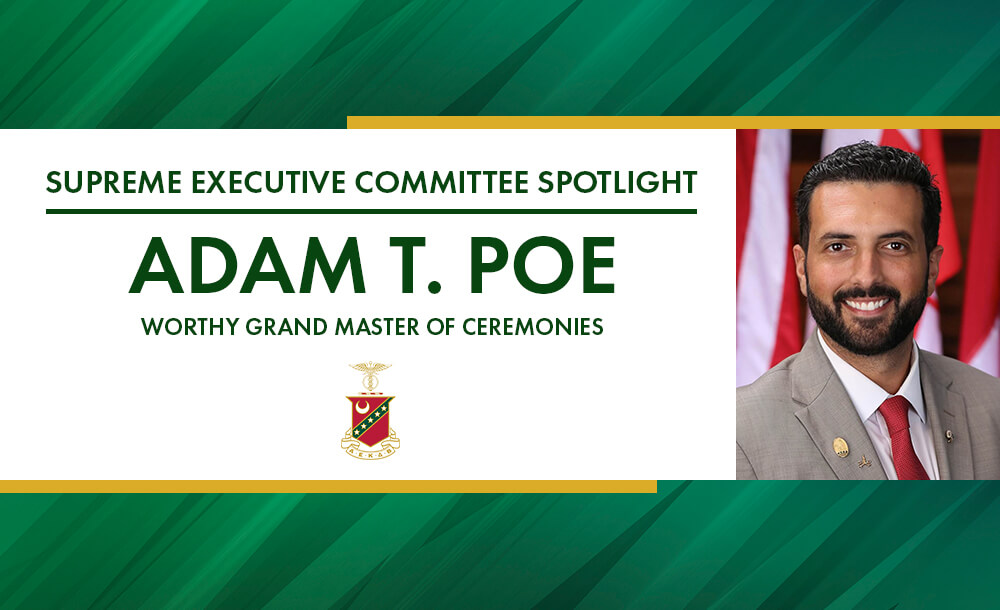 SEC Spotlight: Worthy Grand Master of Ceremonies Brother Adam T. Poe