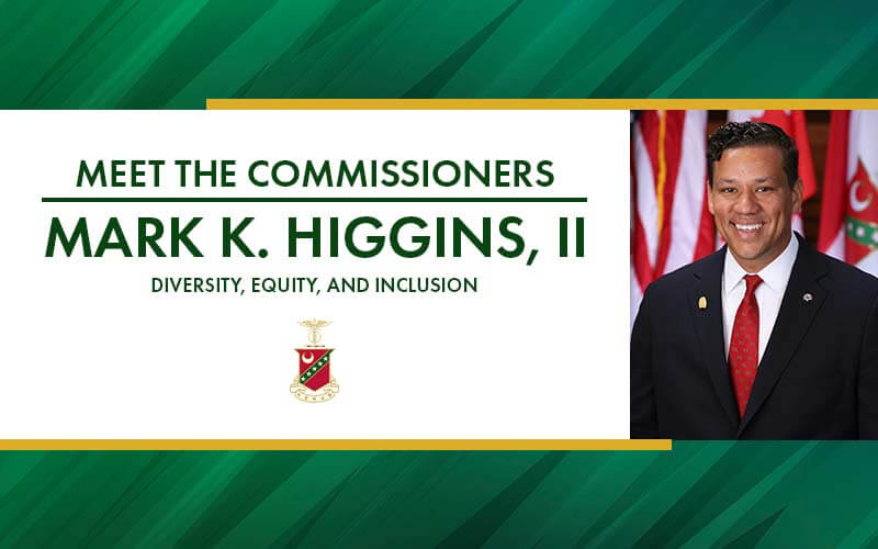 Meet the Commissioners: Diversity Equity & Inclusion Commissioner Mark K. Higgins II