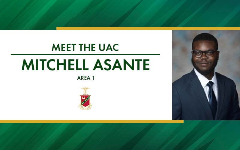 Meet the Undergraduate Advisory Committee: Area 1 Delegate Brother Mitchell Asante