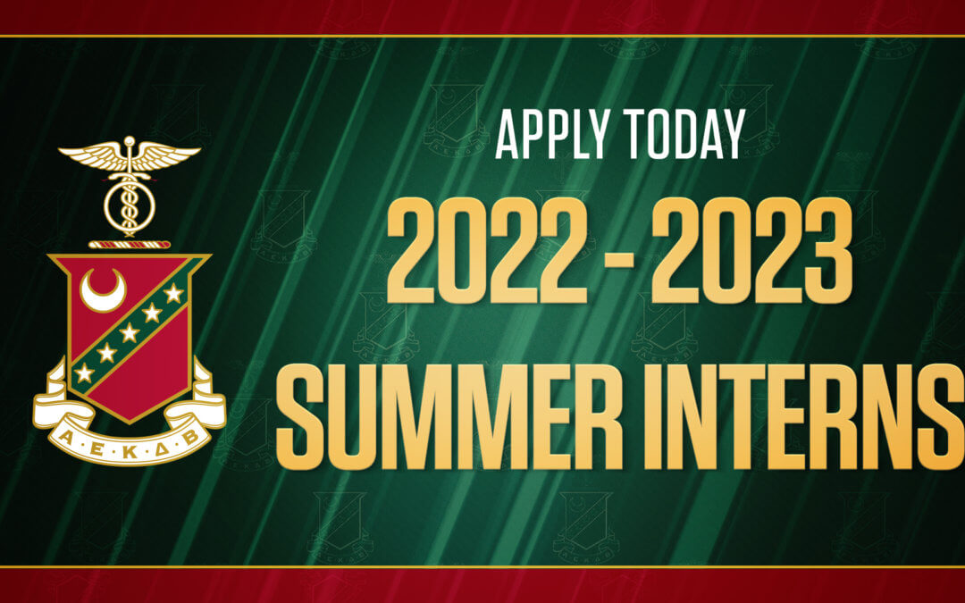 Intern For Kappa Sigma in 2022