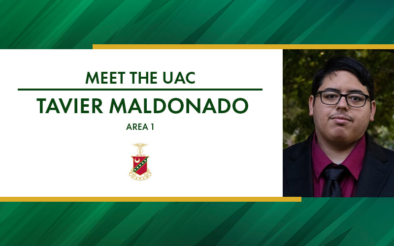 Meet the Undergraduate Advisory Committee (UAC): Area 1 Delegate, Tavier Maldonado