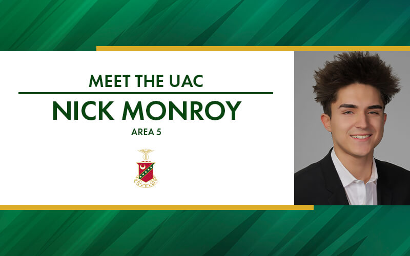Meet the Undergraduate Advisory Committee (UAC): Area 5 Delegate, Nick Monroy