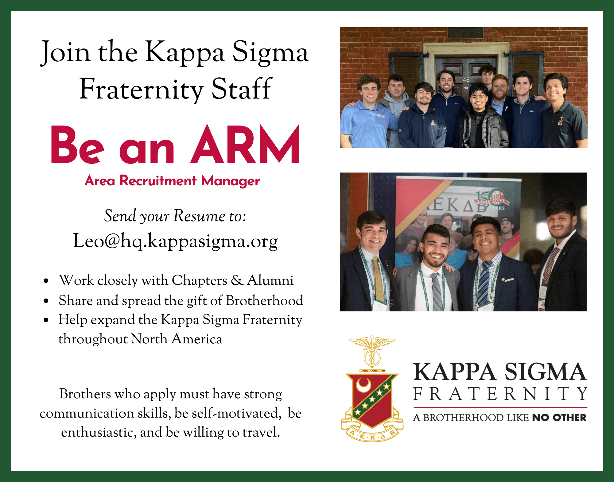 Champion Quest Is Calling - Kappa Sigma Fraternity