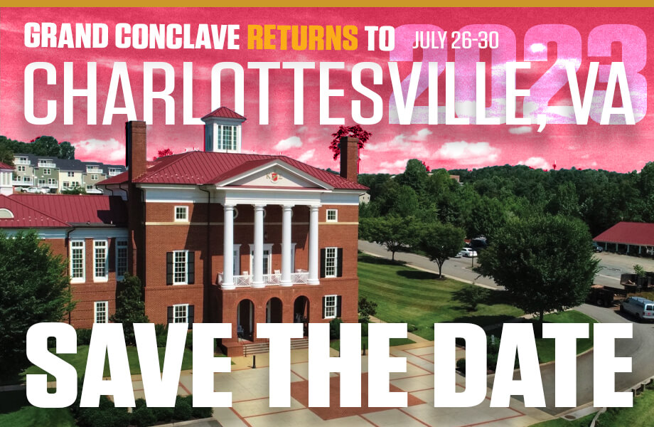 Save the Date! Grand Conclave July 26-30