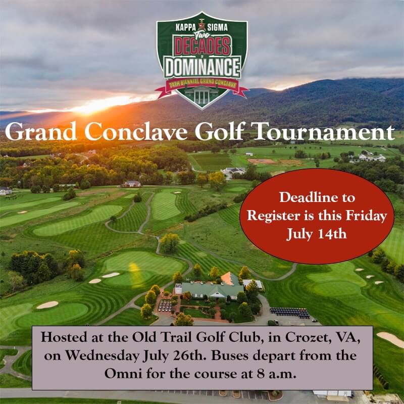 Kappa Sigma Grand Conclave Golf - Kappa