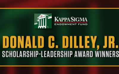 Kappa Sigma Endowment Fund announces a record $415,400 awarded to the 2023 Donald C. Dilley, Jr. Scholarship-Leadership Award Winners!