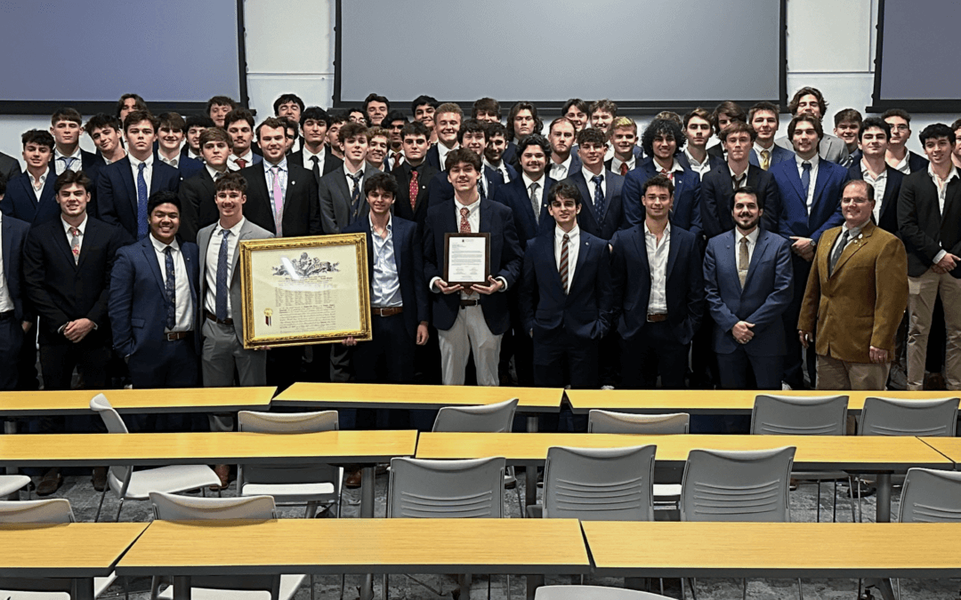 Kappa Sigma reestablishes the Kappa-Chi Chapter at the College of Charleston.