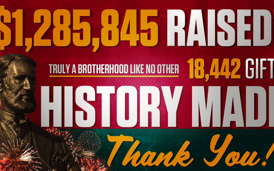 Kappa Sigma makes History and Raises a Record $1.28 Million during Weekend of Giving