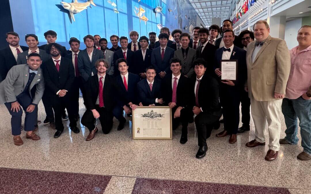 Kappa Sigma reestablishes the Omicron-Eta Chapter at the Nova Southeastern University