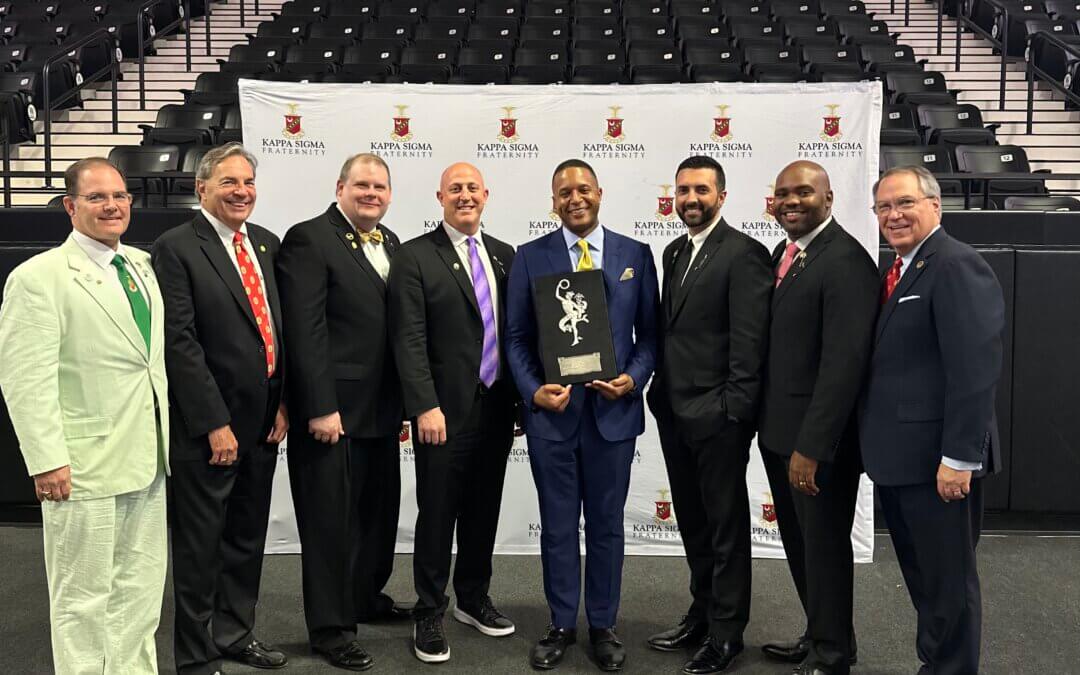 Recap of Kappa Sigma’s 90th Man of the Year Banquet – Brother Craig D. Melvin (Alpha-Nu, Wofford College, ’98)