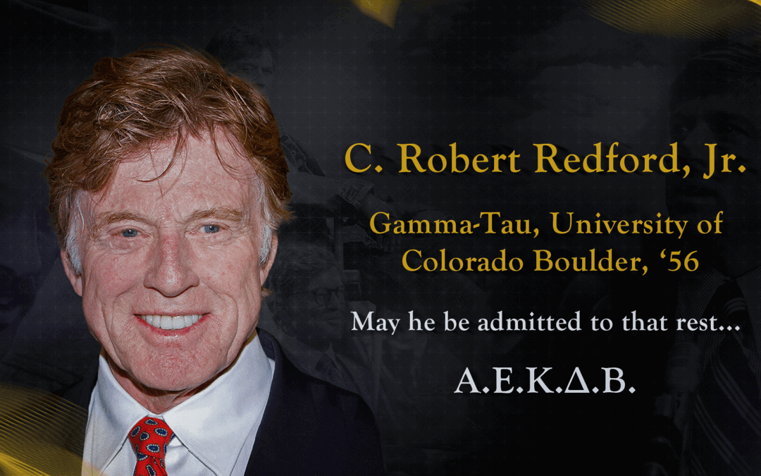 Acclaimed Actor, Director and Sundance Film Festival Founder C. Robert Redford, Jr. Joins the Chapter Celestial