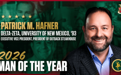 Executive Vice President, President of Outback Steakhouse, Patrick M. Hafner named 2026 Kappa Sigma Man of the Year!