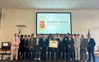 Kappa Sigma Reestablishes the Pi-Alpha Chapter at Louisiana State University at Alexandria!